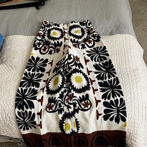 Floral Black and White pants